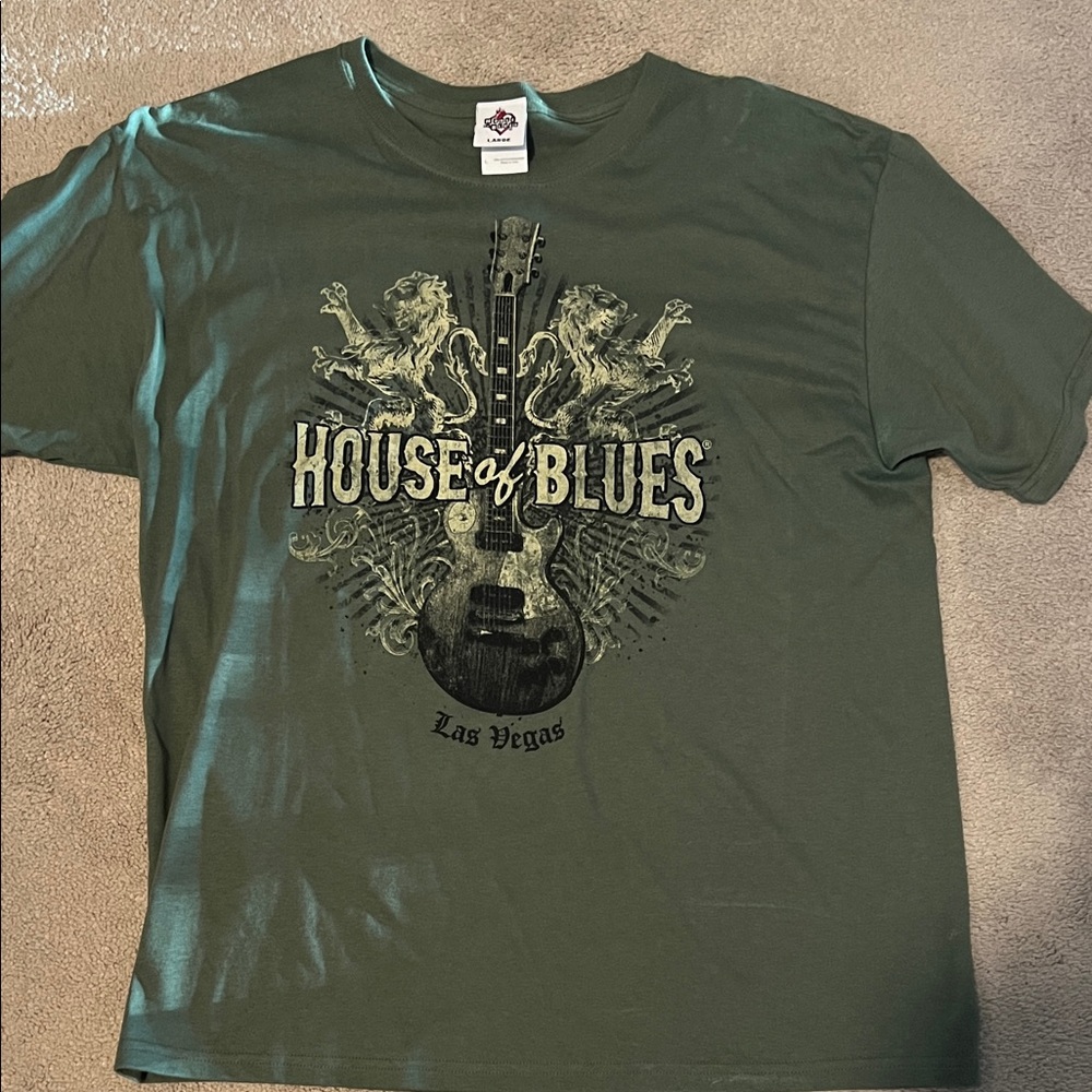 NWOT House of Blues Graphic House of Blues Las Vegas Short Sleeve Tee- size L